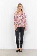 Marica 280 Print Blouse - Pink Combi