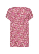 Dorte 1 Round Neck Print T-Shirt - Pink Combi