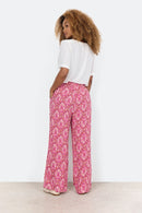 Dorte 3 Print Trousers - Pink Combi