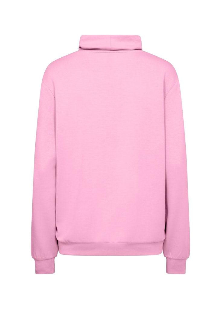 Banu125 High Neck Sweatshirt - Pink