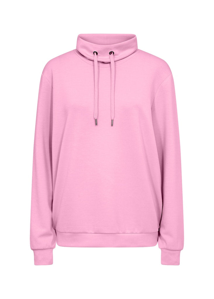 Banu125 High Neck Sweatshirt - Pink