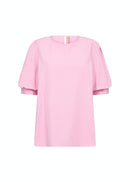 Netti 67 Round Neck Blouse - Pink