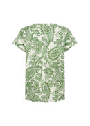 Dido 1 Paisley Print Blouse - Green Combi