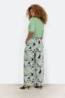 Dauphin 3 Drawstring Print Trousers - Misty Combi