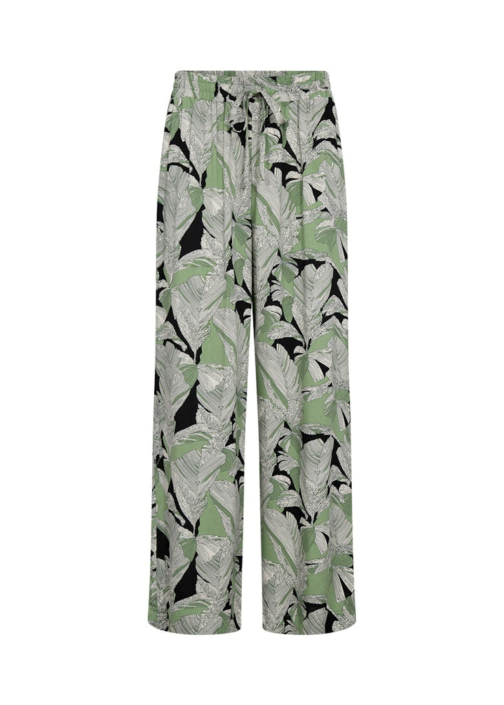 Dauphin 3 Drawstring Print Trousers - Misty Combi