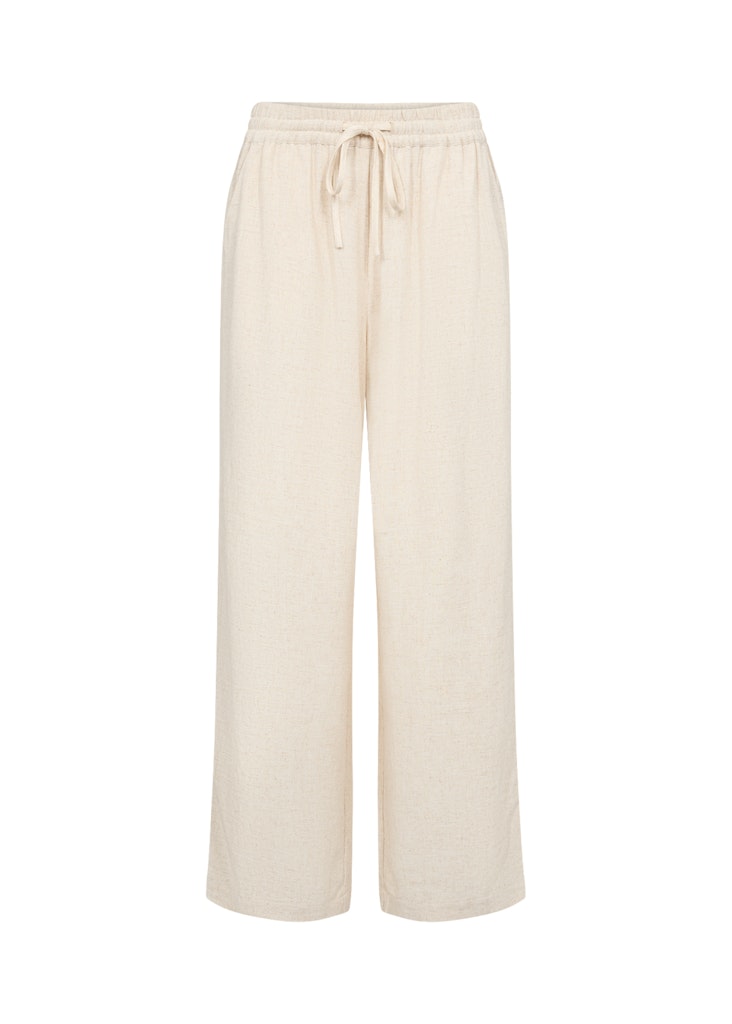 Alema 4 Drawstring Stripe Trousers - Sand