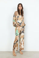 Dona 4 Tie Dye Trousers - Camel