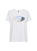 Derby 48 Front Print T-Shirt - White