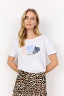Derby 48 Front Print T-Shirt - White