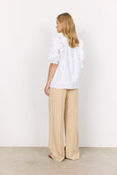 Netti95 Ruffle Detail Blouse - White