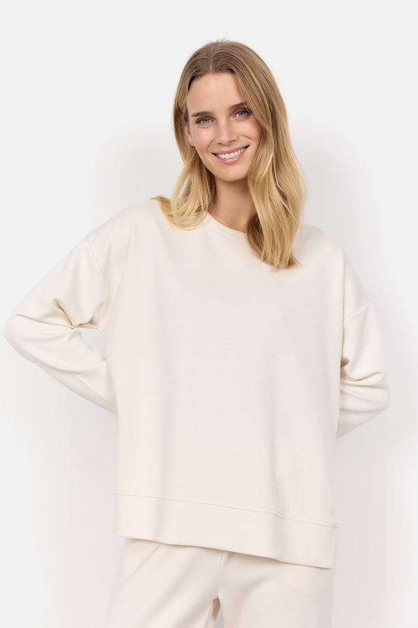 Banu164 RoundNeck Sweatshirt - Cream