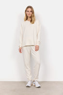 Banu164 RoundNeck Sweatshirt - Cream