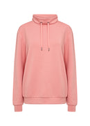 Banu125 High Neck Sweatshirt - Peach Pink