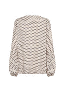 Pakize 2 V Neck Print Blouse - Air Blue Combi