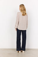 Pakize 2 V Neck Print Blouse - Air Blue Combi