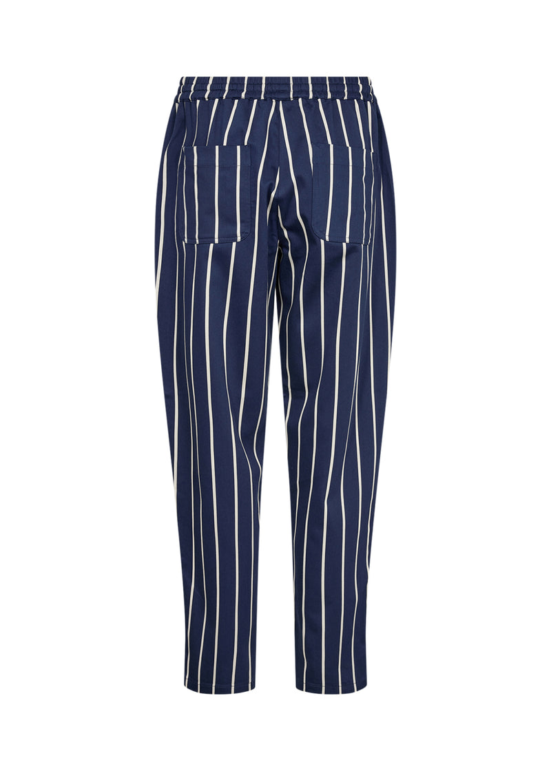 Akila 6 Stripe 3/4 Length Trouser - Blue Iris Combi
