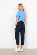 Cissie 10 Crop Trouser - Navy