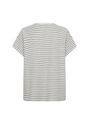 Pisa 1 V Neck Stripe T-Shirt - Misty Combi