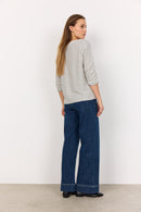 Pisa 2 3/4 Sleeve Stripe Tee - Misty Combi