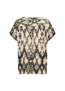 Pontida 1 Abstract Print Blouse - Misty Combi