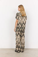 Pontida 1 Abstract Print Blouse - Misty Combi