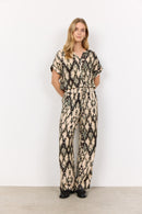 Pontida 2 Abstract Print Trouser - Misty Combi