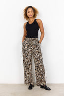 Pietta 3 Leopard Prt Trouser - Sand