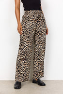Pietta 3 Leopard Prt Trouser - Sand