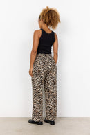 Pietta 3 Leopard Prt Trouser - Sand