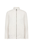 Pierre 2 Full Zip Sweatshirt - Cream Melange