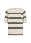 Kanita 19 Stripe Jumper - Misty Melange Combi