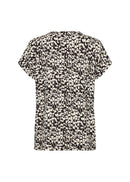 Marica 317 Geo Print T-Shirt - Black Combi