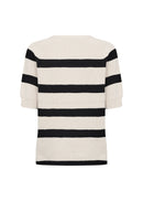 Kanita 19 Stripe Jumper - Black Combi