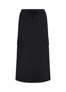 Banu 189 Side Pockets Skirt - Black