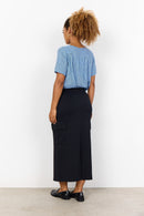 Banu 189 Side Pockets Skirt - Black