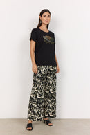 Derby 48 Front Print T-Shirt - Black