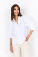 Netti 119 Puff Sleeve Shirt - White