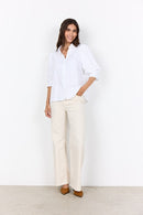 Netti 119 Puff Sleeve Shirt - White