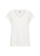 Babette 72 V Neck T-Shirt - Off White
