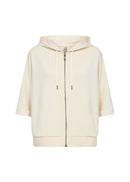 Banu 282 Zipped Hoodie - Cream
