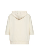 Banu 282 Zipped Hoodie - Cream