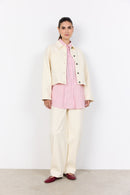 Bess 1 Button Jacket - Cream
