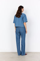 Caisho 1 Stripe Denim Shirt - Moonlight Blue Denim