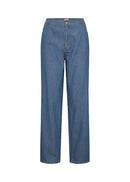 Caisho 2 Stripe Denim Trouser - Moonlight Blue Denim