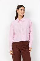 Cassy 1 Stripe Shirt - Rose Combi