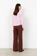 Cassy 1 Stripe Shirt - Rose Combi