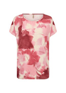 Marica 350 Floral Print Tee - Rapture Rose Combi