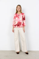 Marica 351 Floral Blouse - Rapture Rose Combi