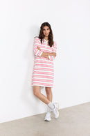 Barni 55 Striped Dress - Rapture Rose Combi