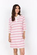 Barni 55 Striped Dress - Rapture Rose Combi
